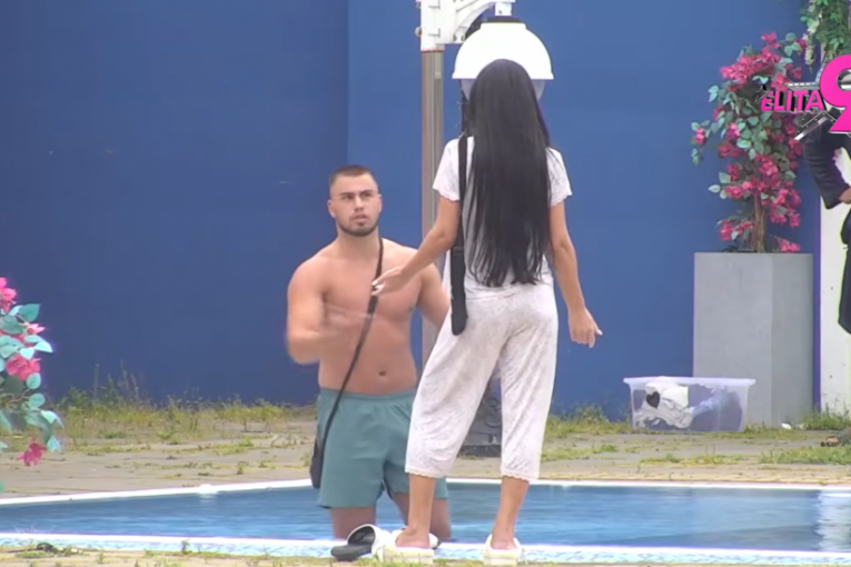 HLADAN TUŠ ZA STANIJU DOBROJEVIĆ! Starletu “oladio” kao niko – ostala u POTPUNOM ŠOKU!