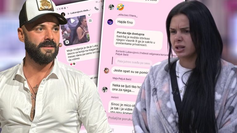 ISPLIVALE ŠOK PREPISKE! Lukina podrška URNISALA TRUDNU Anitu: Gora je i agresivnija od Aneli, ukopao se sa njom, bruka najveća! (FOTO)