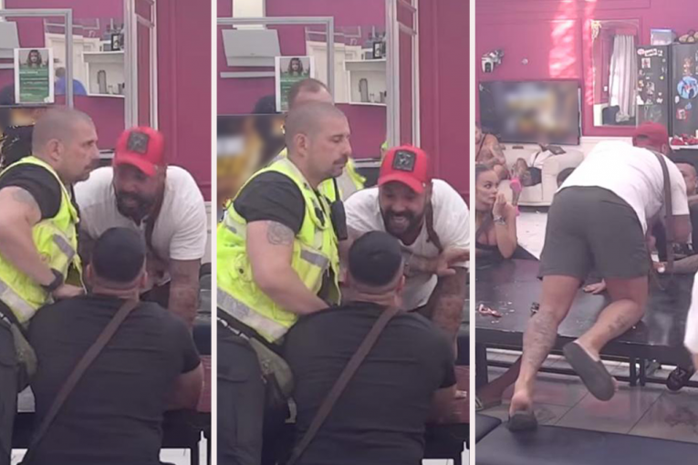 LUKA PRESKOČIO STO, PA NAPAO TERZU: Obezbeđenje HITNO reagovalo – skandal pred kraj “Elite 9”