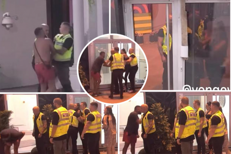 DIVLJAČKA TUČA MAJE I ASMINA: Šutirala ga, on nju istresao – OBEZBEĐENJE ALARMIRANO! (VIDEO)