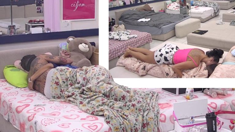 RAZMENA NA DELU! Maja i Asmin na jednoj, Aneli i Filip na drugoj strani spavaće sobe razmenjuju nežnosti! Sve seva od strasti! (VIDEO)