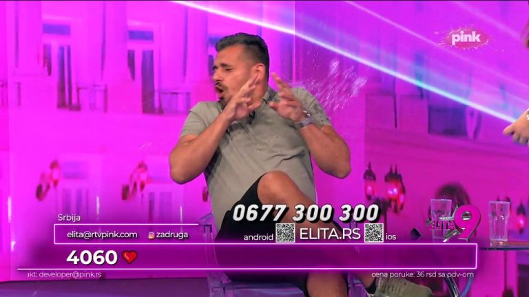 ŠOK UŽIVO U PROGRAMU! Anastasija ispolivala Boru, pa izletela iz emisije (VIDEO)