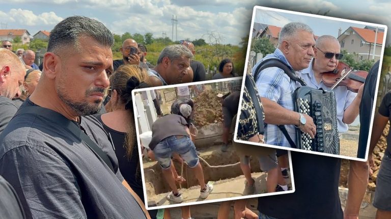 Sahranjen otac Bore Santane: Ispratili ga na večni počinak uz harmoniku i violinu, bivši učesnik roni suze (FOTO+VIDEO)