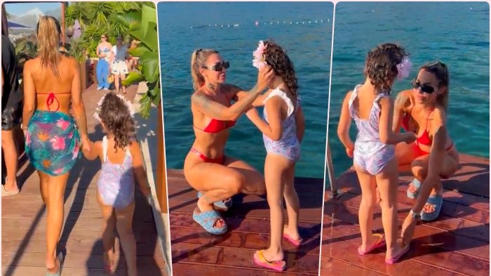 Pogledajte kako Aneli i Nora uživaju u Dubrovniku: Ahmićeva puca kako izgleda u mini bikiniju, a njena ćerka ne skida osmeh s lica! (FOTO+VIDEO)