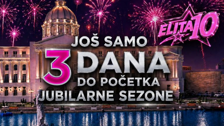 JOŠ SAMO DVA DANA DO POČETKA ELITE 10: Neviđeni spektakl i brojna iznenađenja očekuju vas na TV Pink u subotu od 21 čas – OVO SE ČEKALO!