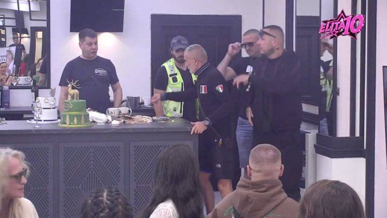 Leti perje! Lepi Mića ušao u žestok klinč sa Urošem, obezbeđenje hitno reagovalo! (VIDEO)